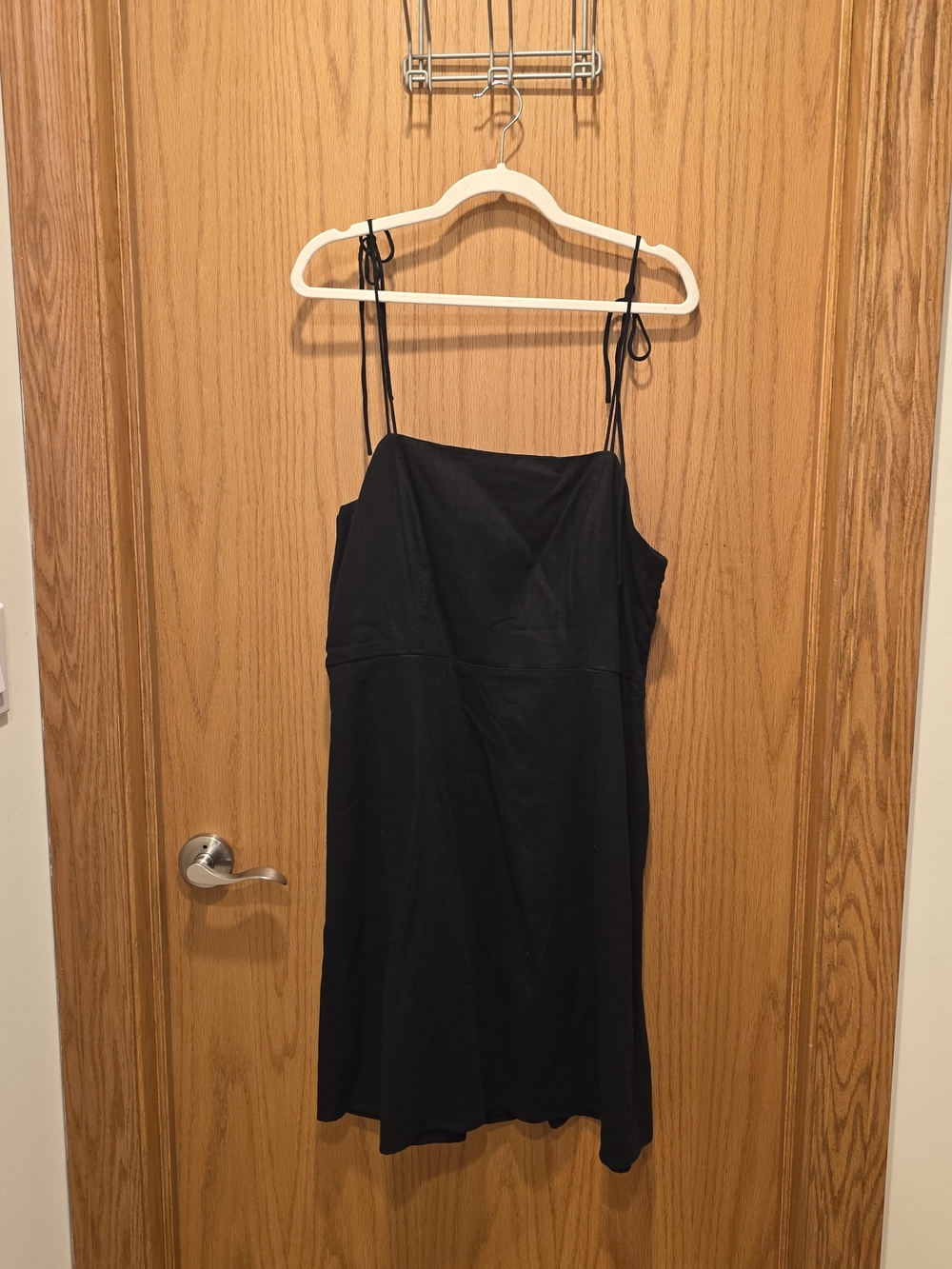 Old Navy Black Mini Dress with Tie Straps